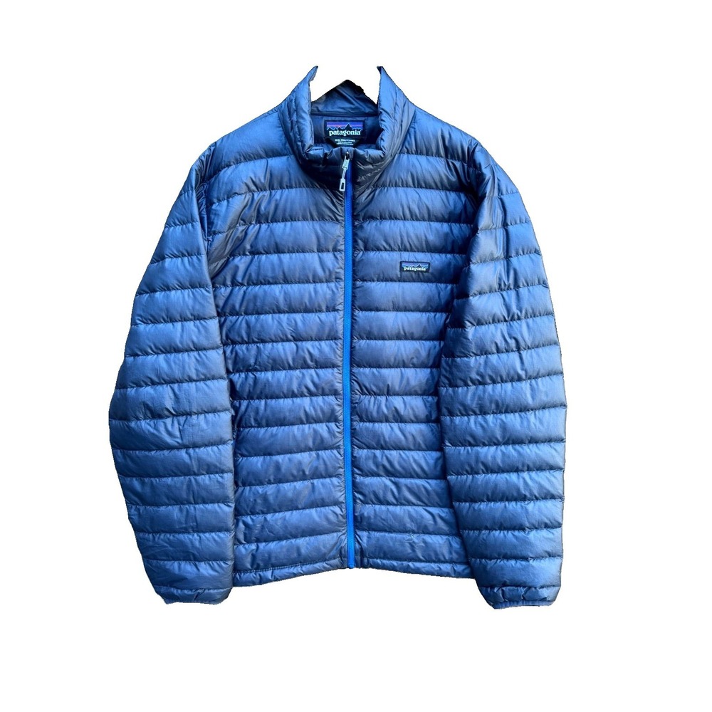 Patagonia Down Sweater Insulated Jacket Mens 2XL Blue Lightweight Classic Winter